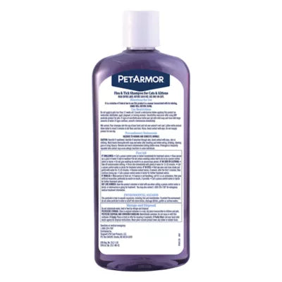 PetArmor Flea & Tick shampoo for cat 12 fl oz (355ml) coconut berry